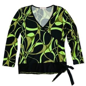 ‘Shego’ Wrap blouse